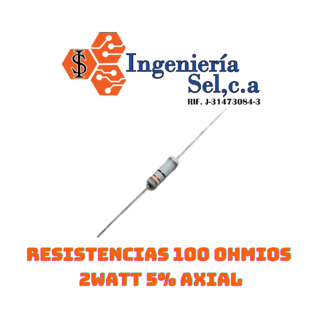 RESISTENCIA 100 OHMIOS 2WATT 5% AXIAL_648x648