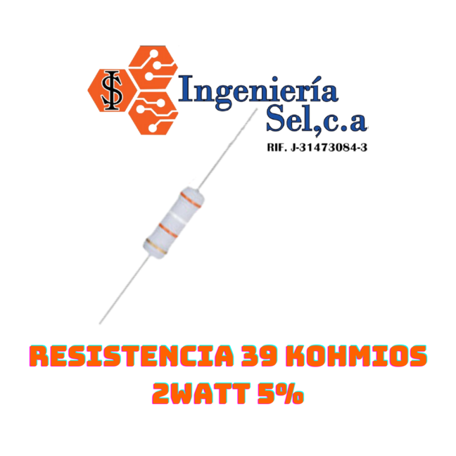RESISTENCIA 39 KOHMIOS 2WATT 5%_648x648