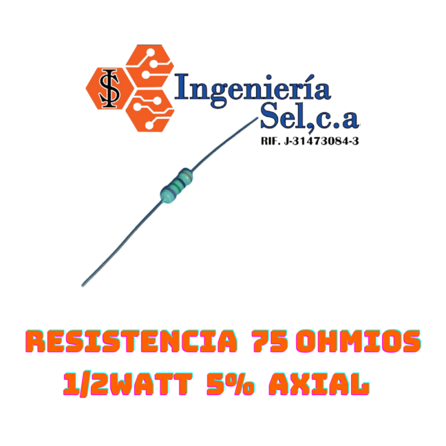 RESISTENCIA 75 OHMIOS 1-2WATT 5% AXIAL_648x648