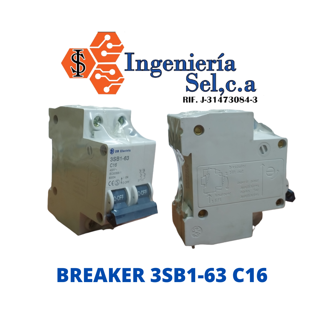 BREAKER 3SB1-63 C16 2POLOS