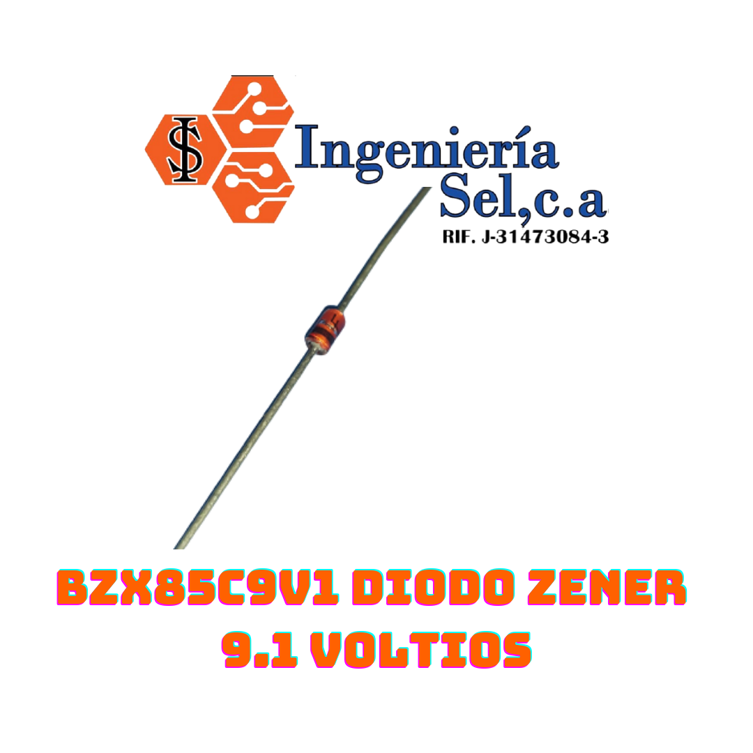 BZX85C9V1 DIODO ZENER 9.1 VOLTIOS