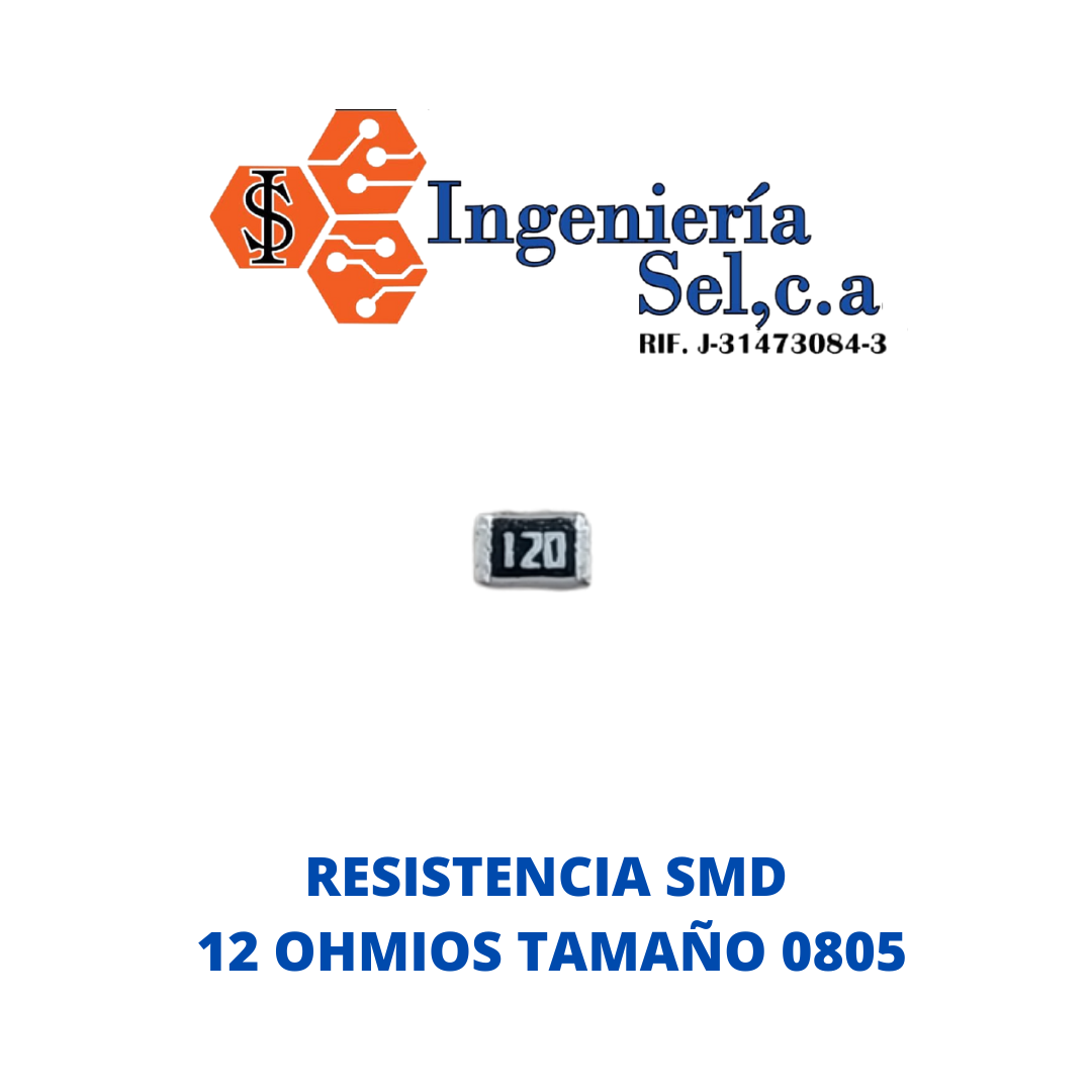 RESISTENCIA SMD 12 OHMIOS TAMAÑO 0805