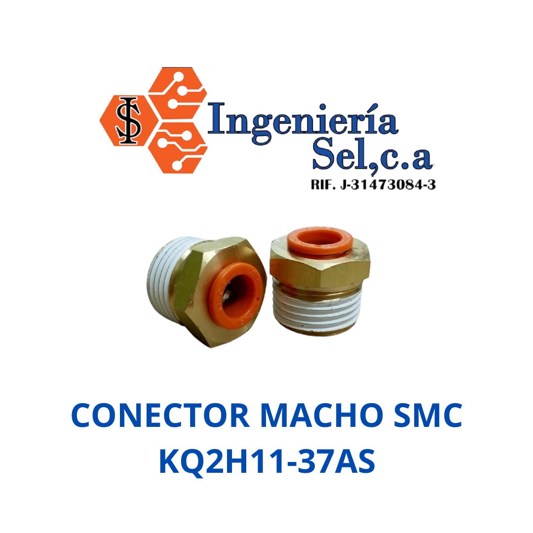 CONECTOR MACHO SMC KQ2H11-37AS
