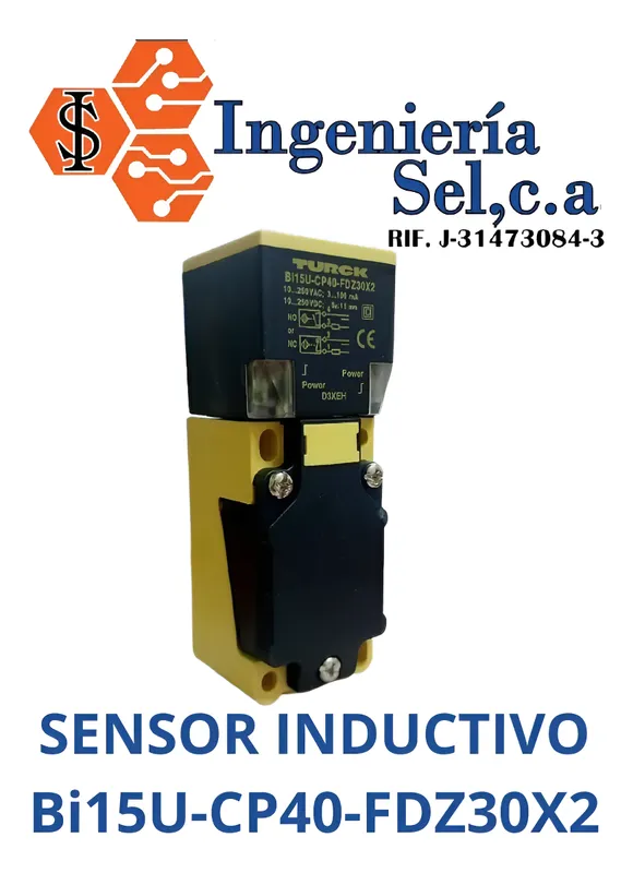 SENSOR INDUCTIVO Bi15U-CP40-FDZ30X2 ML