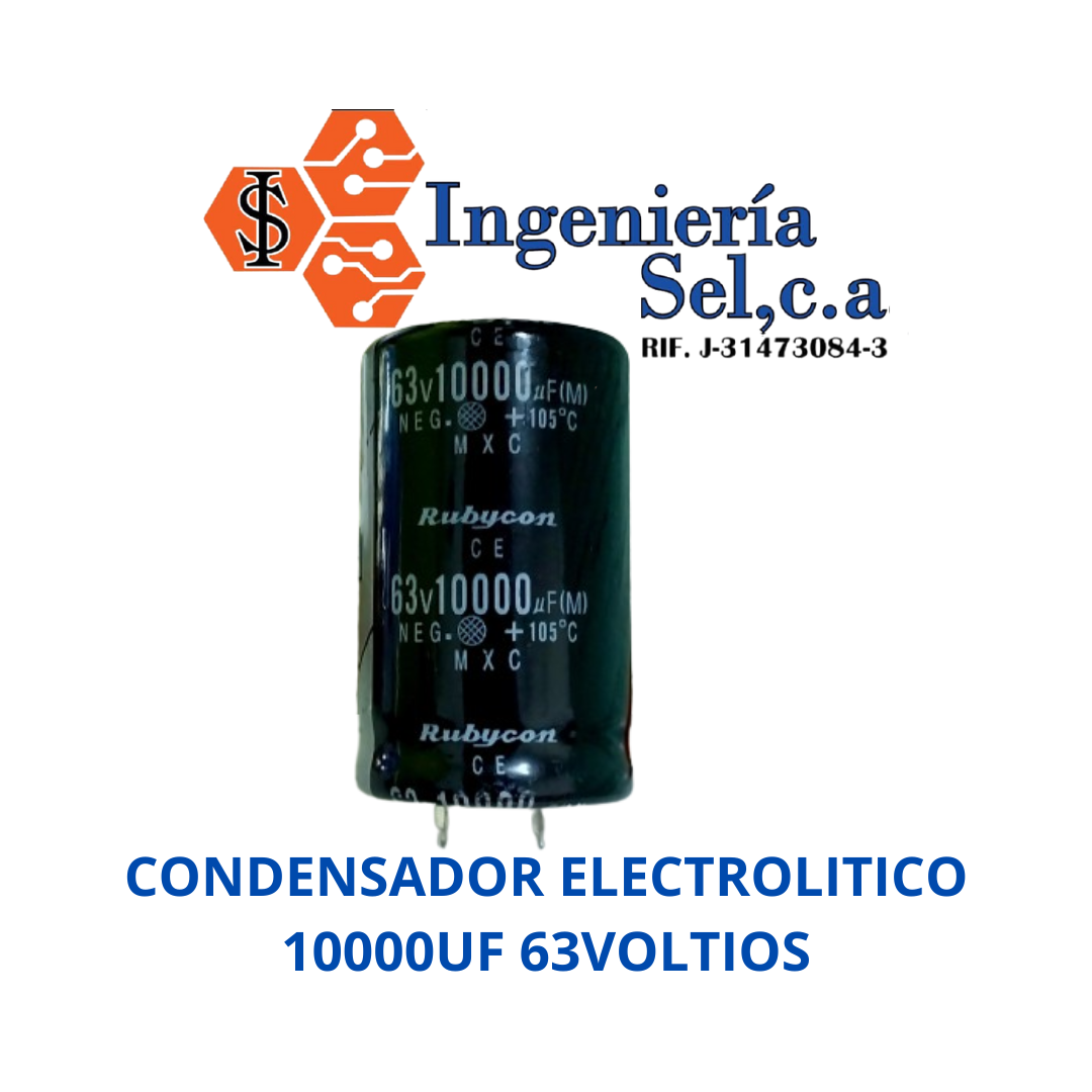 CONDENSADOR ELECTROLITICO 10000UF 63VOLTIOS (3)