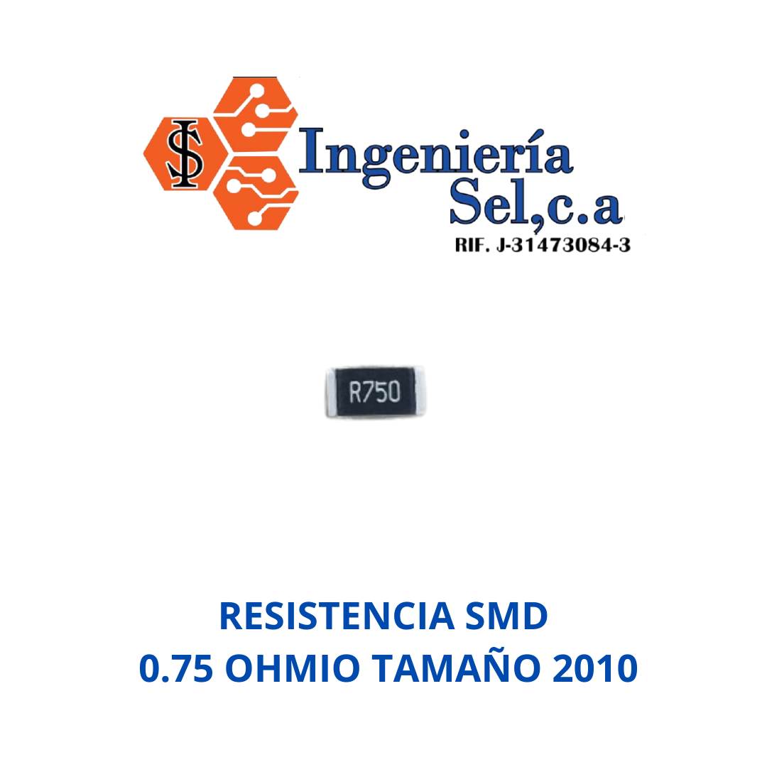 RESISTENCIA SMD 0.75 OHMIO TAMAÑO 2010 (2)