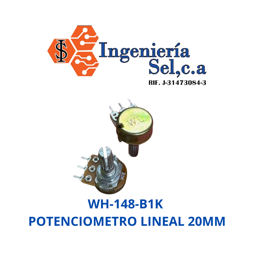 WH-148-B1K POTENCIOMETRO LINEAL 20MM