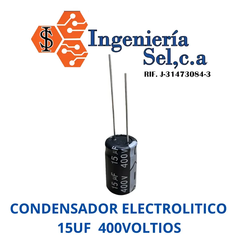 CONDENSADOR ELECTROLITICO 15UF 400V ML